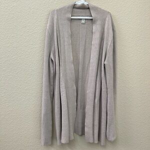 taupe cardigan